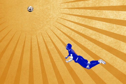 RVP has his eye on the ball