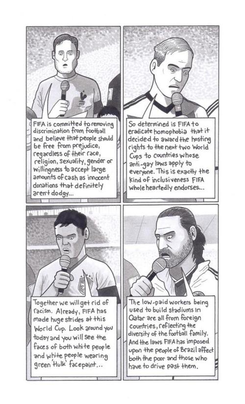 Translation of FIFA's anti-discrimination message