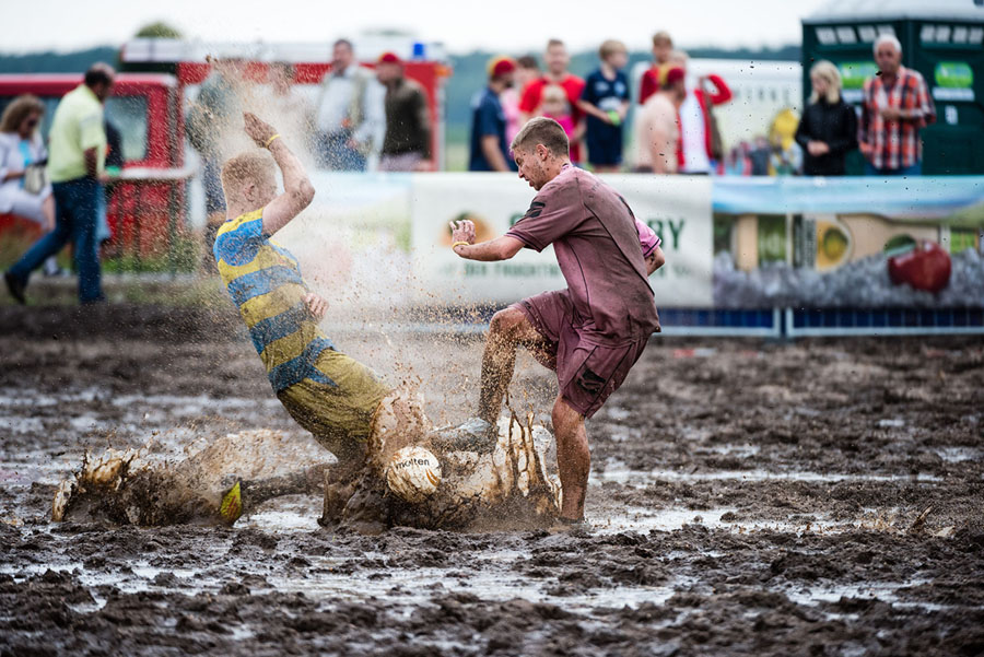 Mud Soccer Championship In Woellnau